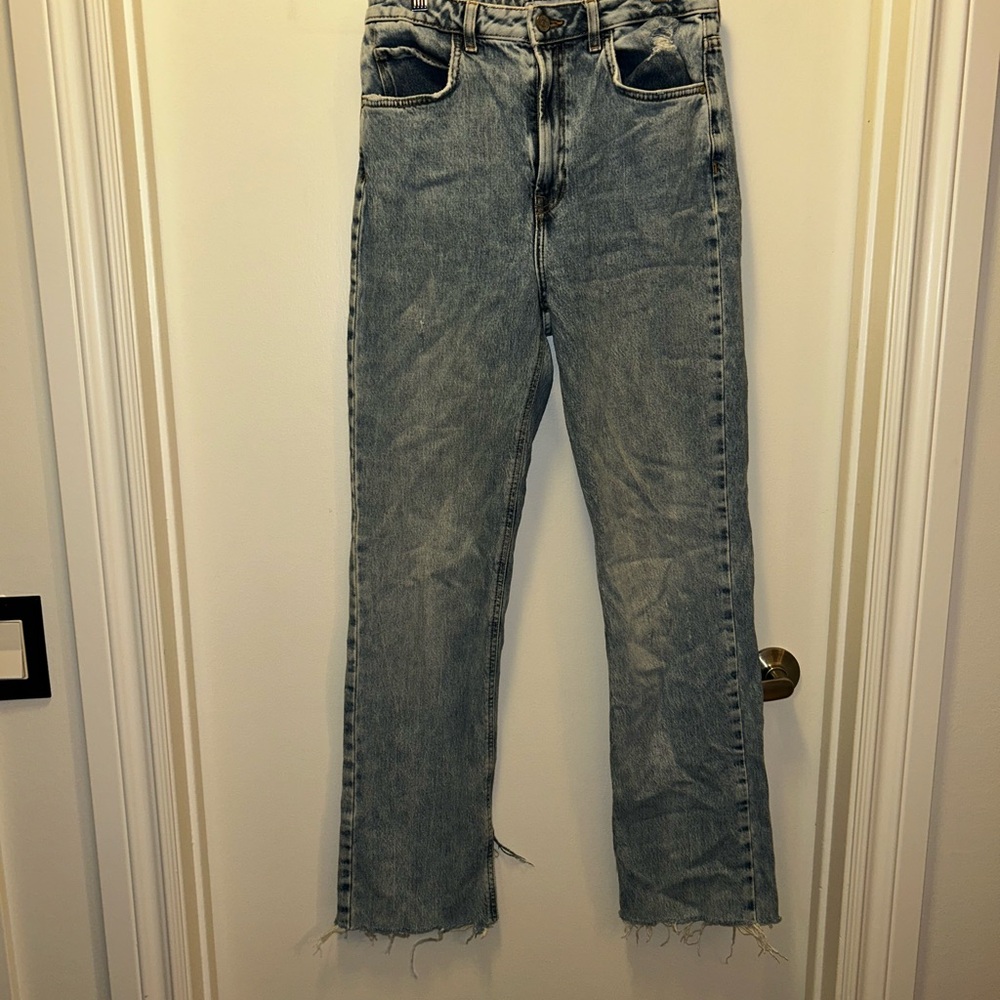 Zara Blue Straight Leg Jeans